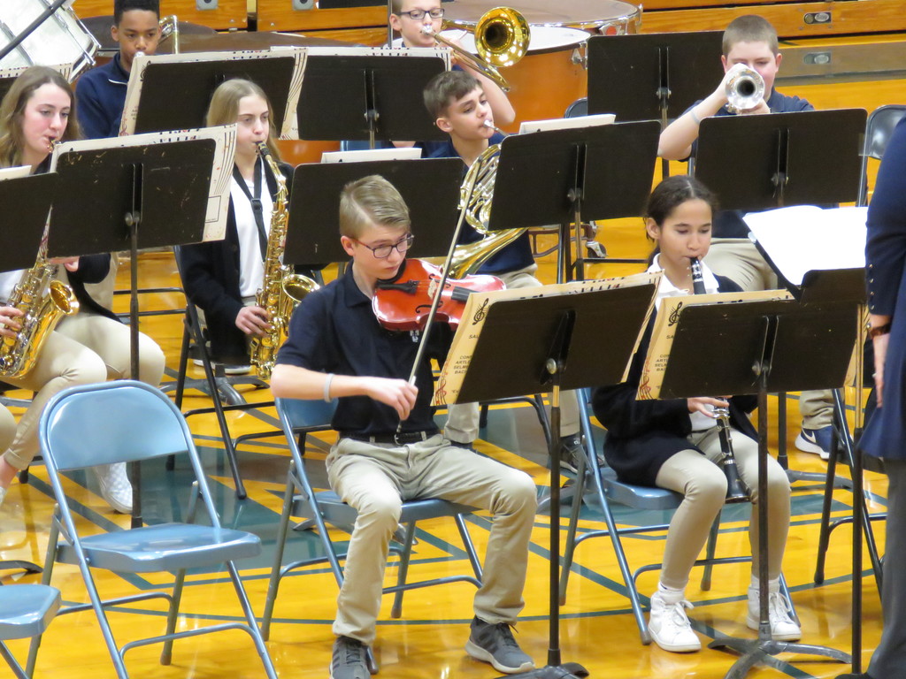 Members of the band perform at MCEL Music Festival.